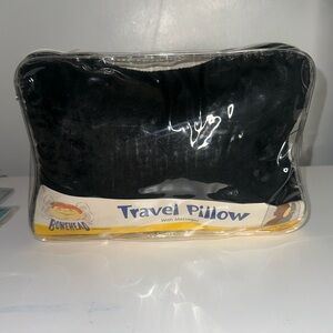 Bonehead Black Travel Pillow